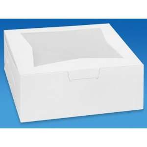  12 x 12 x 5 White Window Cake Boxes