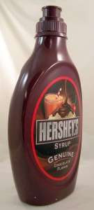 New Huge Hersheys Chocolate Syrup Bottle Bank Money Saver Coin Change 