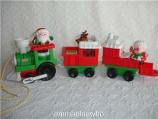   Price LITTLE PEOPLE Musical Christmas TRAIN SET ~ EXCELLENT  