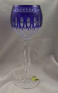   Clarendon Cobalt Blue Wine Hock Glasses NIB 091571157200  