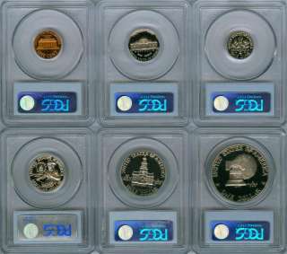 1976 S SIX COIN BICENTENNIAL PROOF SET PCGS DCAM  