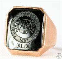VINTAGE 10K ROSE GOLD COLBY JUNIOR COLLEGE CLASS RING  