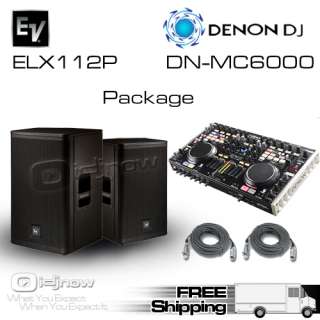   112P ELX112P SPEAKERS DENON DN MC6000 DJ SYSTEM 883795001878  