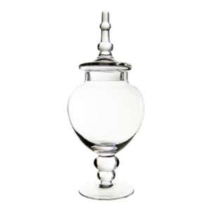 Apothecary Glass Jar, H 14.75 Open 3.5 (1 pc)  
