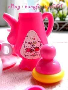   Miniature Tea Time Set Cup Teapot Plate Milk Pot Cooking Toy  