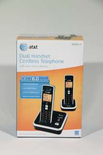   AT3211 2 DECT 6.0 Digital Dual Handset Cordless Telephone System NEW