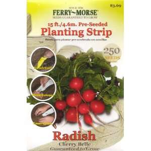   . Pre Seeded Planting Strip Cherry Belle Radish Patio, Lawn & Garden