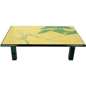  Gold Leaf Coffee Table: Home & Kitchen