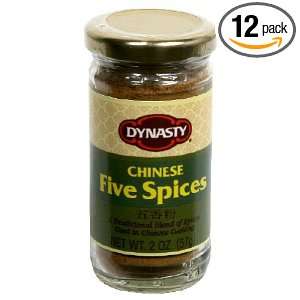Dynasty Five Spices Powder, 2 Ounce Jars Grocery & Gourmet Food
