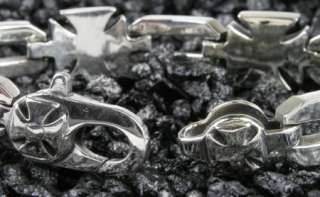 King Baby Studio BARONS CROSS Bracelet Sterling silver  