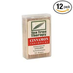  Cinnamon Tea Tree Toothpicks 100 count By Tea Tree Therapy 