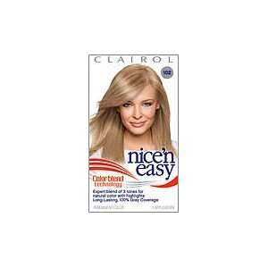  Clairol Nice N Easy Hair Color #102 Light Ash Blonde KIT 