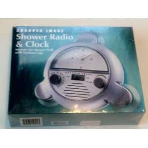  Sharper Image Shower Radio & Clock Electronics