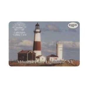 Collectible Phone Card $10. Lighthouse Depot Series   Montauk Point 