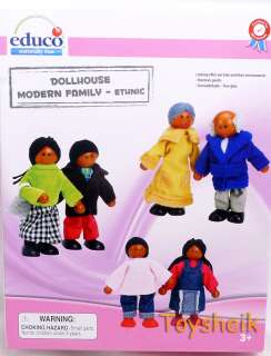 Educo Doll House Modern Family Ethnic 6923436026793  