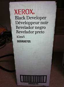 5R705 005R00705 GENUINE XEROX IGEN3 BLACK DEVELOPER SEALED BOX  