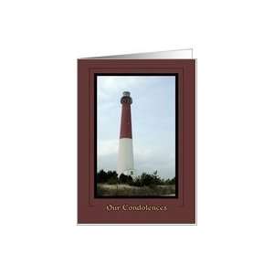 condolences sympathy, Barnegat Lighthouse New Jersey Card