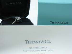 Tiffany & Co PLAT Oval Diamond Solitaire Ring 2.05CT  