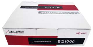 EQ1000   Eclipse 6 Band 1/2 DIN Equalizer/Crossover