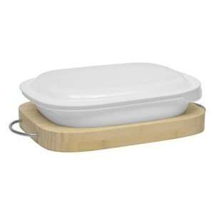 Corningware 3 pc. Oblong SimplyLite Bakeware Set with Bamboo Ser 