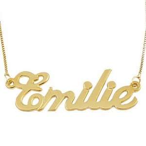    14k Gold Personalized Name Necklace   Custom Made Any Name Jewelry