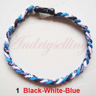   Titanium Tornado Sports 3 Rope Necklace 4 Size 16 18 20 22  