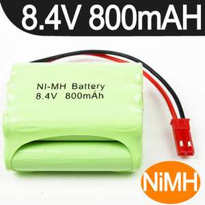Ni Mh 8.4V 800mAh NIMH Rechargeable Battery RC Akku  