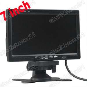 TFT LCD Color Car Rearview Headrest Monitor DVD VCR  