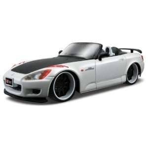    Honda S2000 White 1:24 Custom Diecast Model Car: Toys & Games