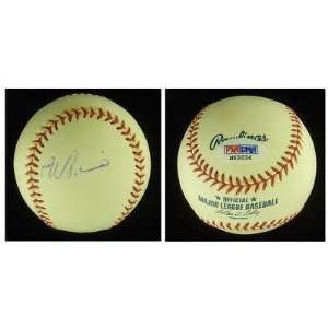 Alfonso Soriano Signed Baseball PSA COA Chicago Cubs   Autographed 