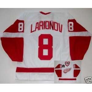 Igor Larionov Red Wings 1997 Stanley Cup Jersey White