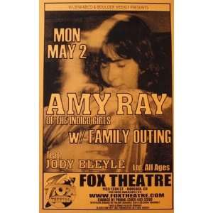  Indigo Girls Amy Ray Boulder Original Concert Poster
