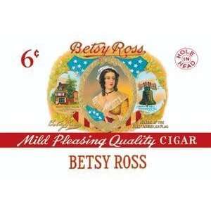  Vintage Art Betsy Ross Cigars   01855 0