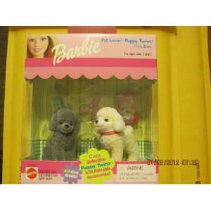  Barbie Pet Lovin Puppy Twins Poodles: Toys & Games