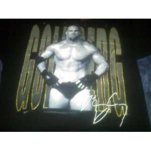 WCW/NWO Large (L) Black Bill Goldberg Signature T Shirt! WWF WWE TNA 