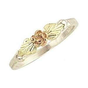   Black Hills Gold Sterling silver Yellow gold Womens Rose Bud Ring