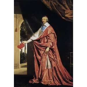   de Champaigne   32 x 48 inches   Cardinal Richelieu