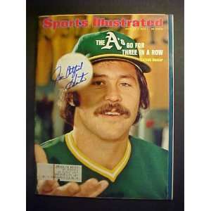  Jim Catfish Hunter Oakland Athletics Autographed October 7 