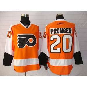 Chris Pronger #20 NHL Philadelphia Flyers Yellow Hockey Jersey Sz48