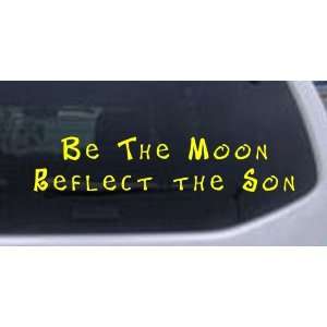  Yellow 48in X 10.1in    Be The Moon Reflect the Son Christian 