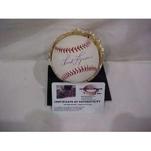 Fred Lynn Autographed Baltimore Orioles Official Major League Baseball 