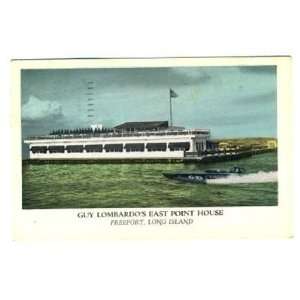 Guy Lombardos East Point House Postcard 1952 Freeport