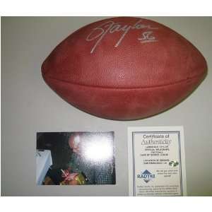  Lawrence Taylor Autographed Football: Sports & Outdoors