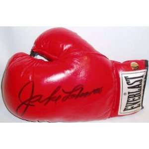 Jake LaMotta Signed Everlast Boxing Glove