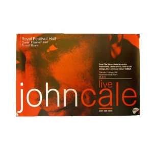 John Cale Poster Concert Europe The Velvet Underground
