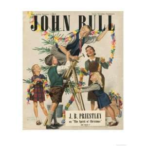  John Bull, Decorations Trees Paper Chains Magazine, UK 
