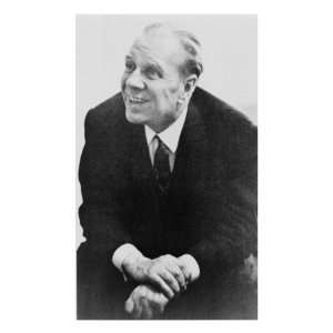 Jorge Luis Borges, the Great Argentine Writer and Poet. 1961 Premium 