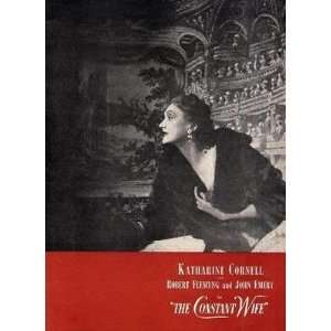   Souvenir Program + Program Katharine Cornell 1953 