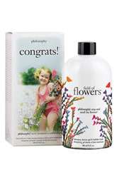 philosophy congrats!   field of flowers shampoo, shower gel & bubble 