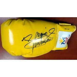  Manny Pacquiao Autographed Yellow Team Pacquiao Boxing 